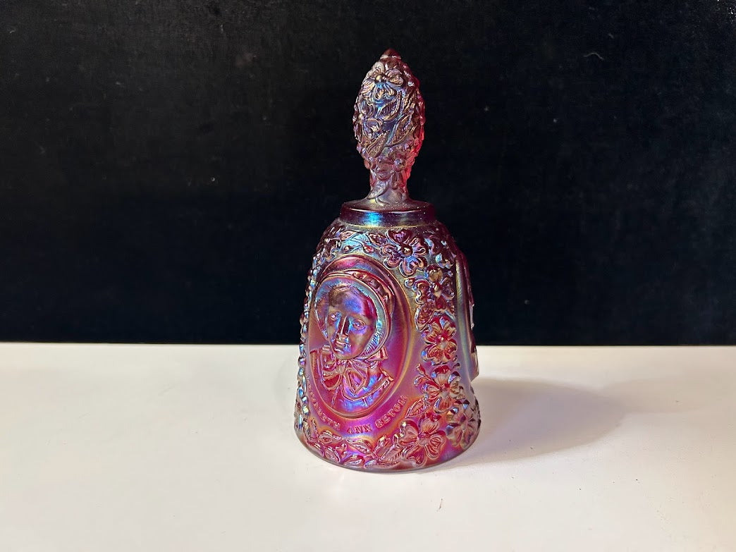 Fenton Red Carnival Irridescent Helen Keller Bell – Cherished