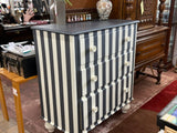 Modern Striped Dresser with Three Drawers