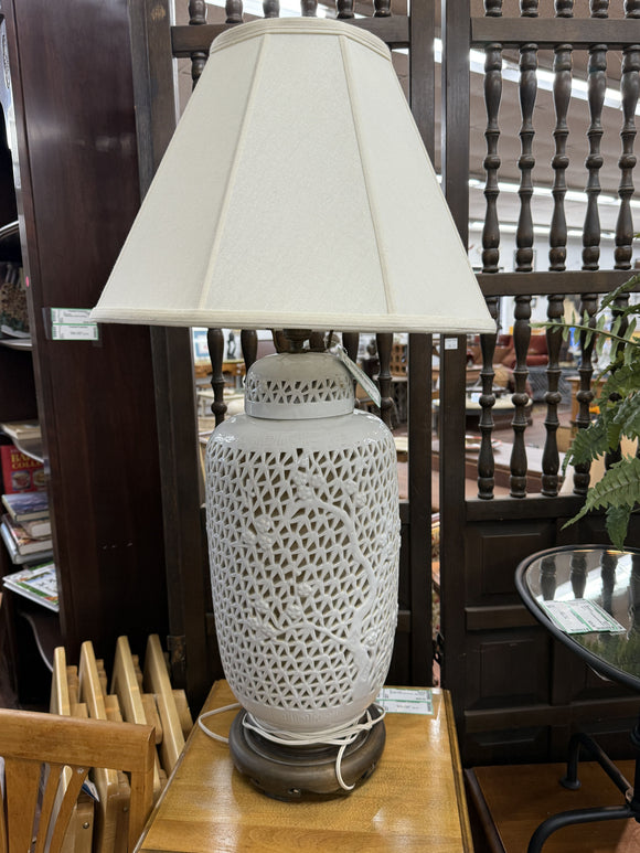 Tall Asian Blossom Reading Lamp