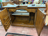 Vintage Oak Bar