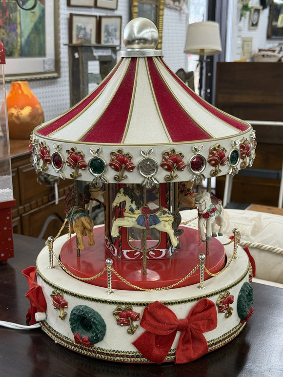 Christmas Carousel Music Box