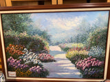 Original Art  Floral Scene