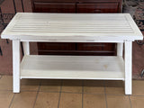 Small White Bench/Stand