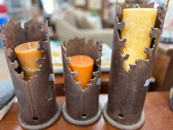 Jagged Edge Southwesteren Candle Holder
