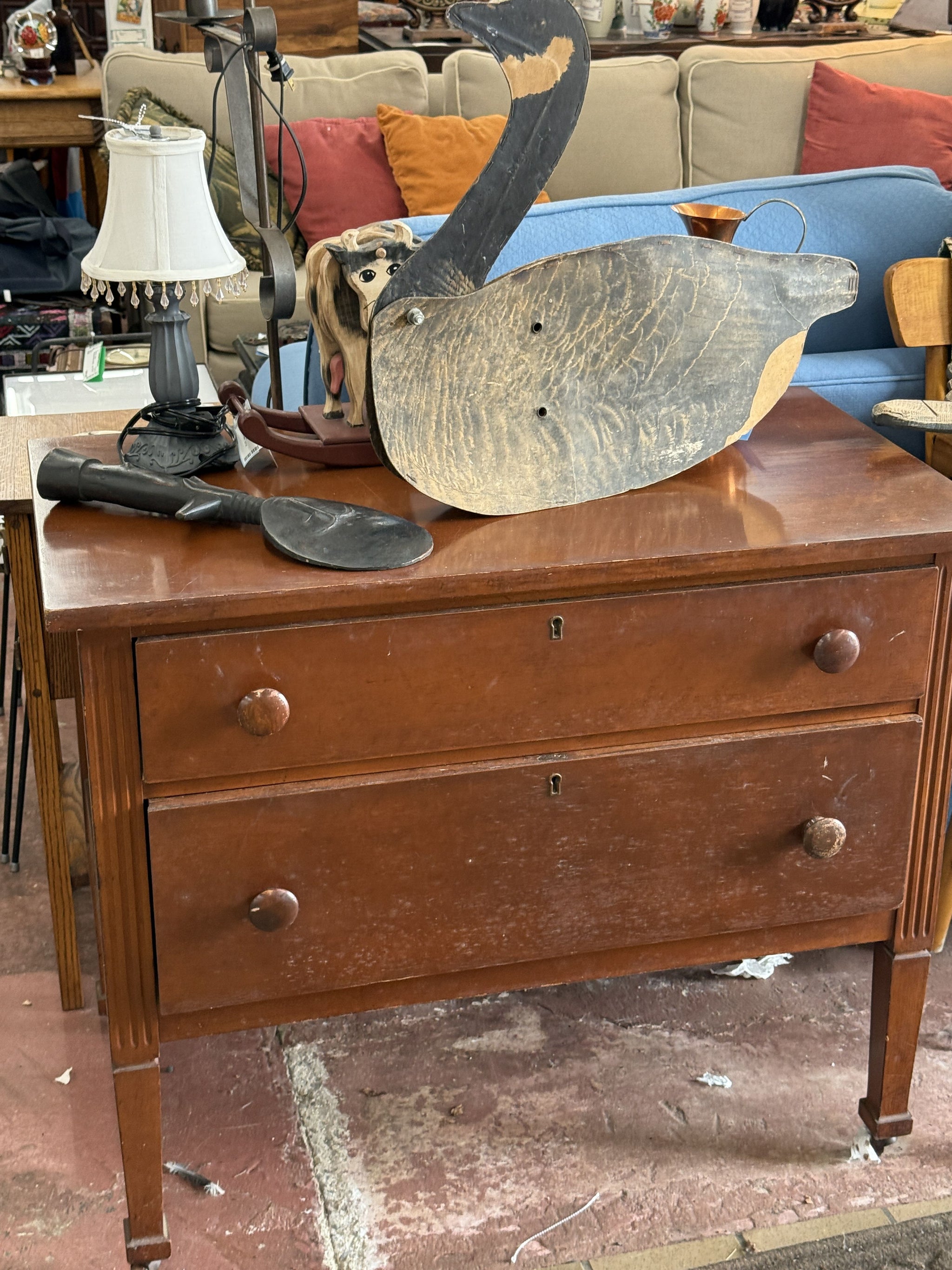 Dresser with Two Drawers – Cherished Possessions