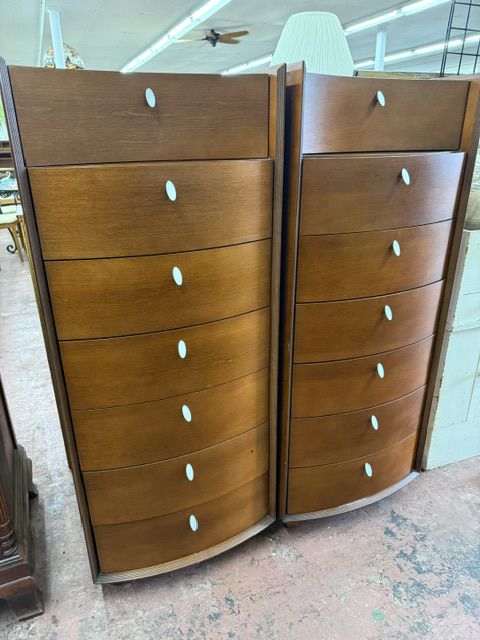 Five Drawer Inlaid Dresser on Wheels – Cherished Possessions