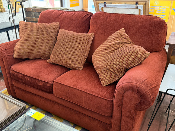 Rust Flexsteel Sofa