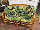 Vintage Bamboo Loveseat