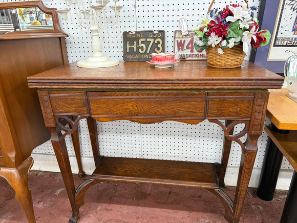 Antique Ornate Card Table