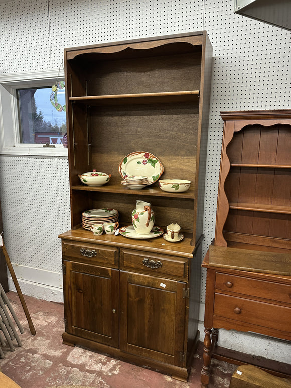 Tall Storage Cabinet with Bookcase Top – Cherished Possessions Tall Storage Cabinet with Bookcase Top – Cherished Possessions