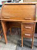 Small Rolltop Desk with two drawers