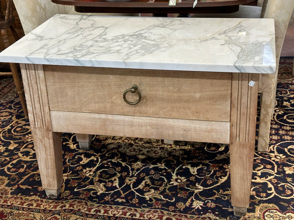 Antique Marble Topped Workstation