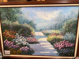 Original Art  Floral Scene