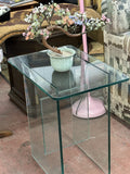 Modern Glass Accent Table
