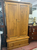 Pine Armoire with Doors