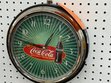 Metal Coca -Cola Wall Clock