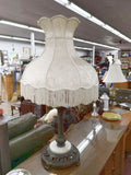 Vintage Victorian Style Table Lamp with Ornate Base