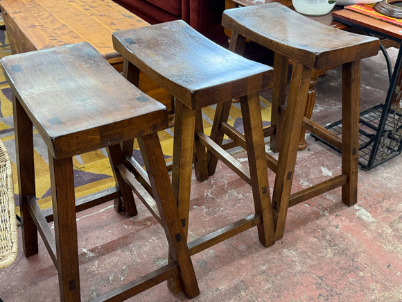 Solid Wood Counter Stool