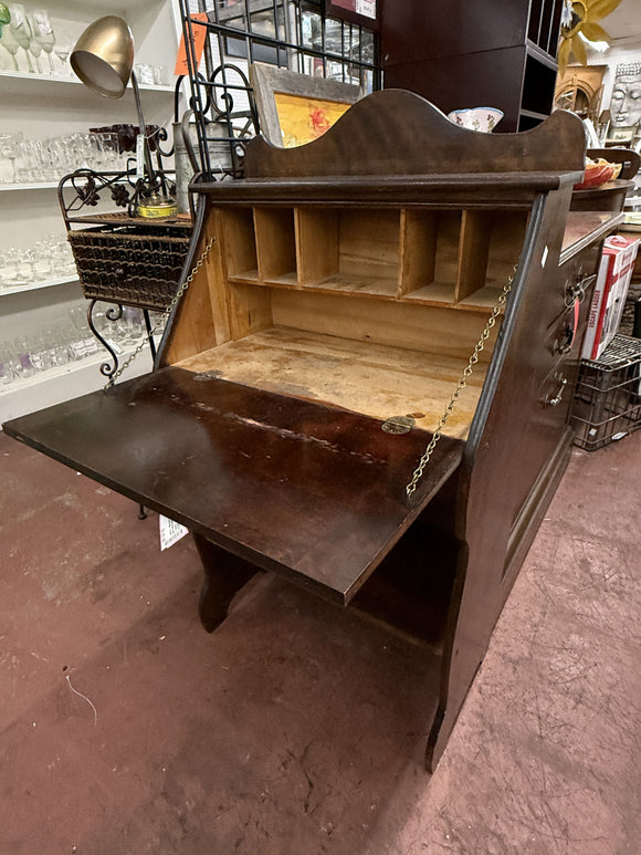 Child's Drop Front Mahogany Desk