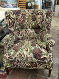 Queen Style Tapestry Wingback Chair