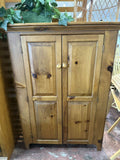 Pine Jelly Cabinet with Two Doors