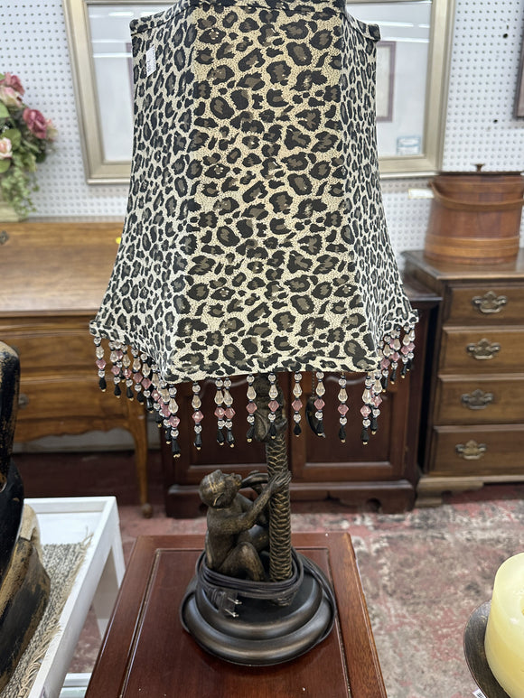 Decorative Lamp with Leopard Shade