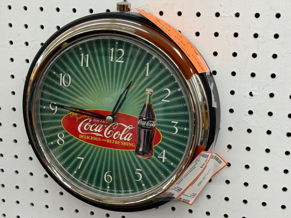 Metal Coca -Cola Wall Clock