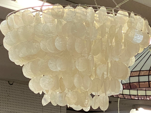 Vintage Hanging Shell Lamp