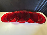 Ruby Red Dinner Plates