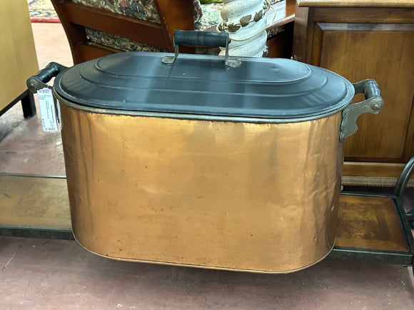 Copper Wash Tub with Lid