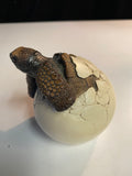 Turtle Hatching Figurine