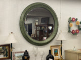 Round Beveled Mirror