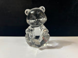 Fenton Clear Glass Bear