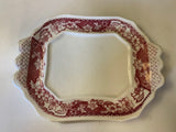 Red & White Plate