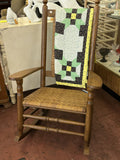 Woven Rocking Chair with Cushions